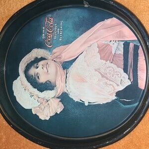 Coca-Cola 80s Decorative Oval Tray
